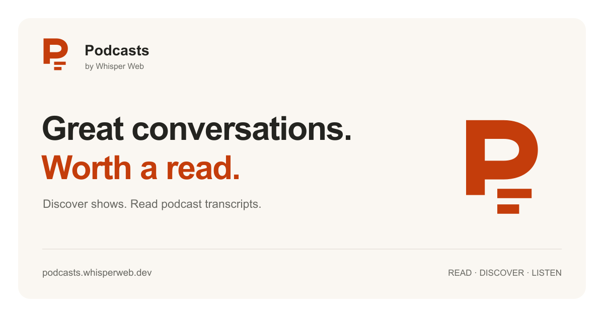 Whisper Web Podcasts logo